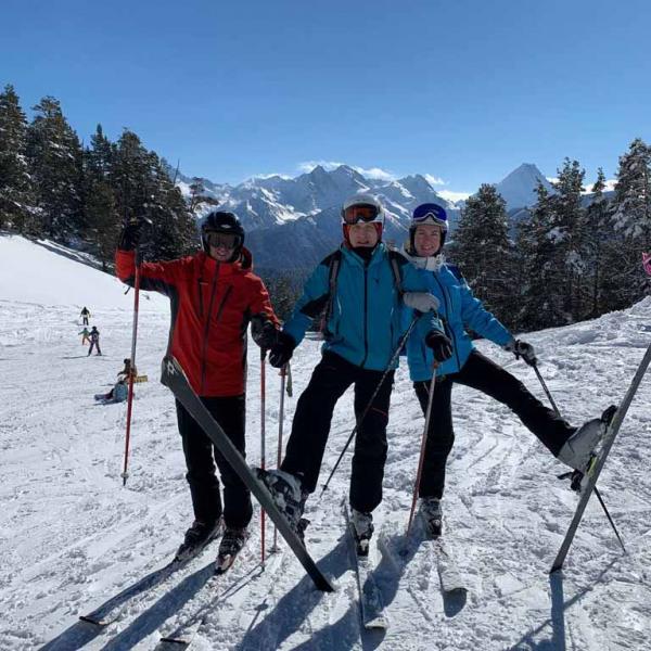 С учениками после занятия